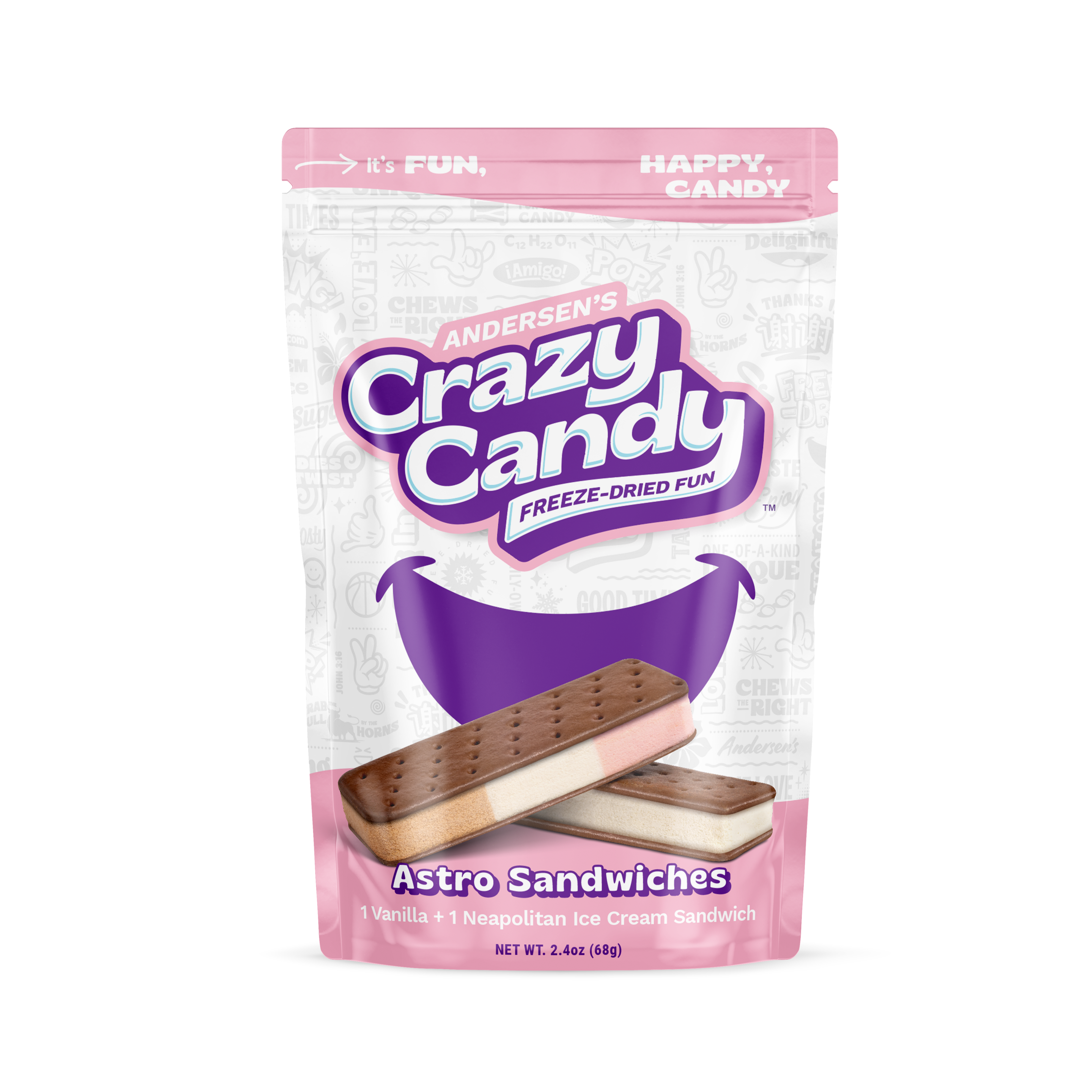 Freeze-dried Ice Cream Sandwiches | Andersen's Crazy Candy