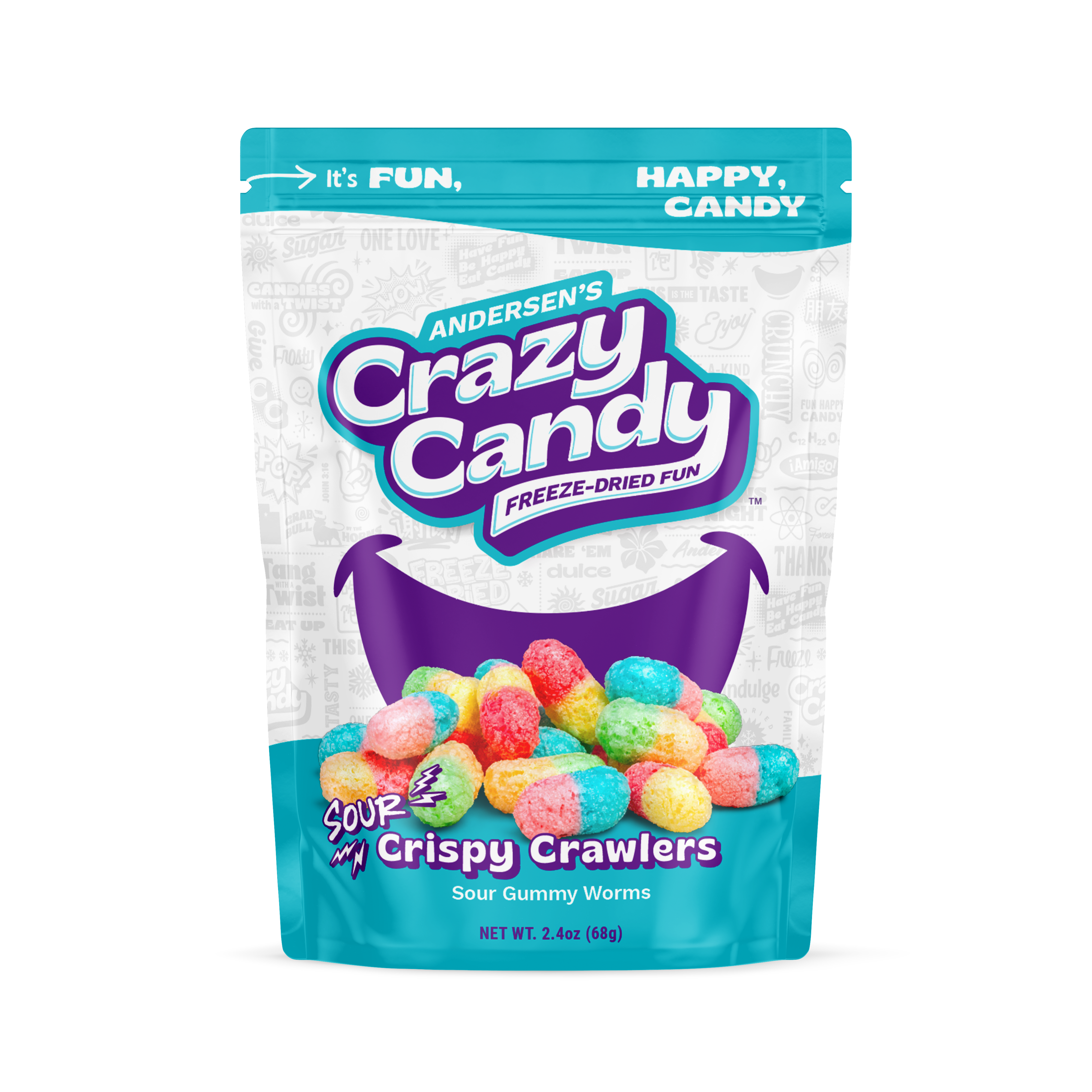【激レア】キャンディ・キャンディ しあわせのクルス Freeze Dried Gummy Worms | Andersen's Crazy Candy