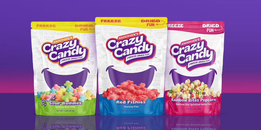 Crazy Candy Compared to Sow Good™ Freeze Dried Candy