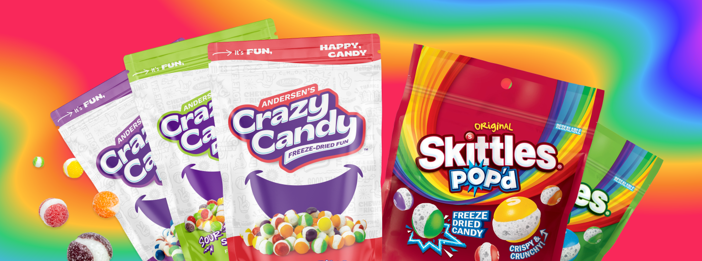 Crazy Candy vs. Skittles Pop'd: The Freeze-Dried Candy Showdown Begins!