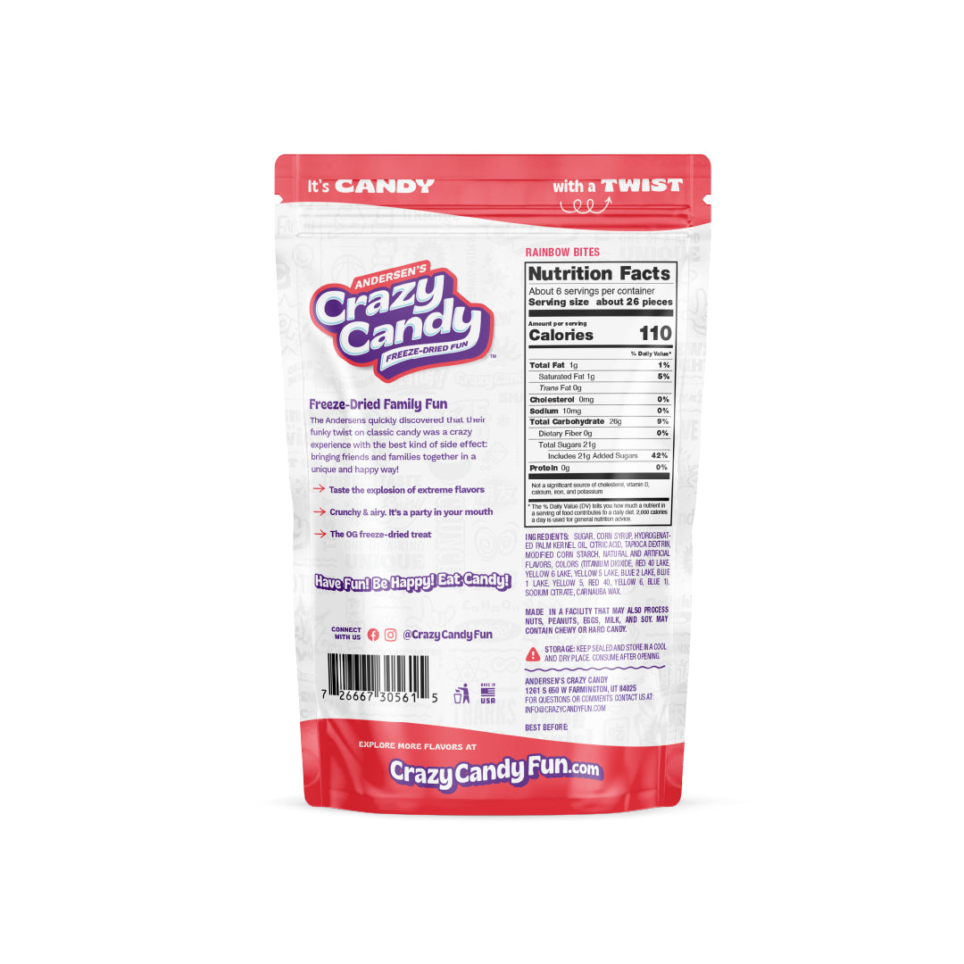 Freeze Dried Skittles - Rainbow Bites | Crazy Candy – Andersen's