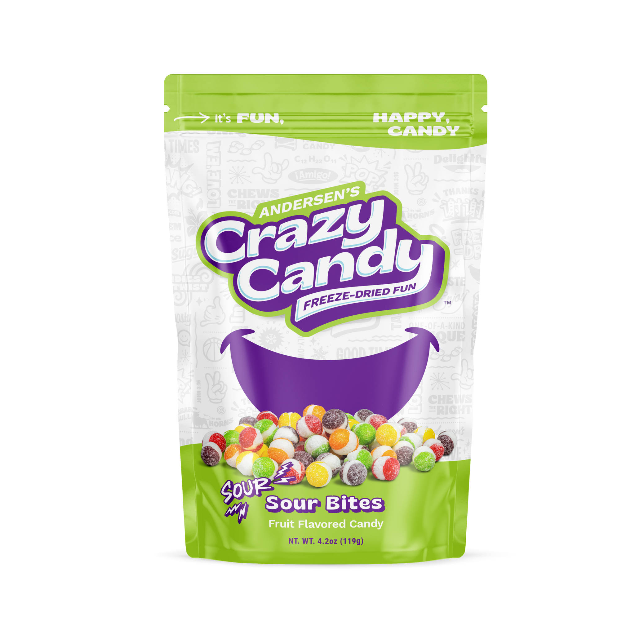Freeze Dried Sour Skittles | Andersen's Crazy Candy Freeze Dried Sour Skittles | Andersen's Crazy Candy