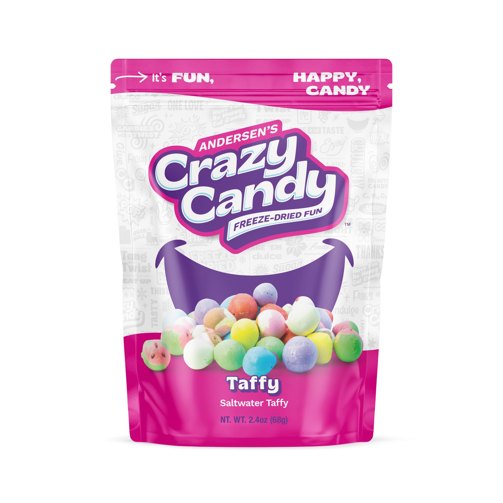 Freeze Dried Taffy | Andersen's Crazy Candy