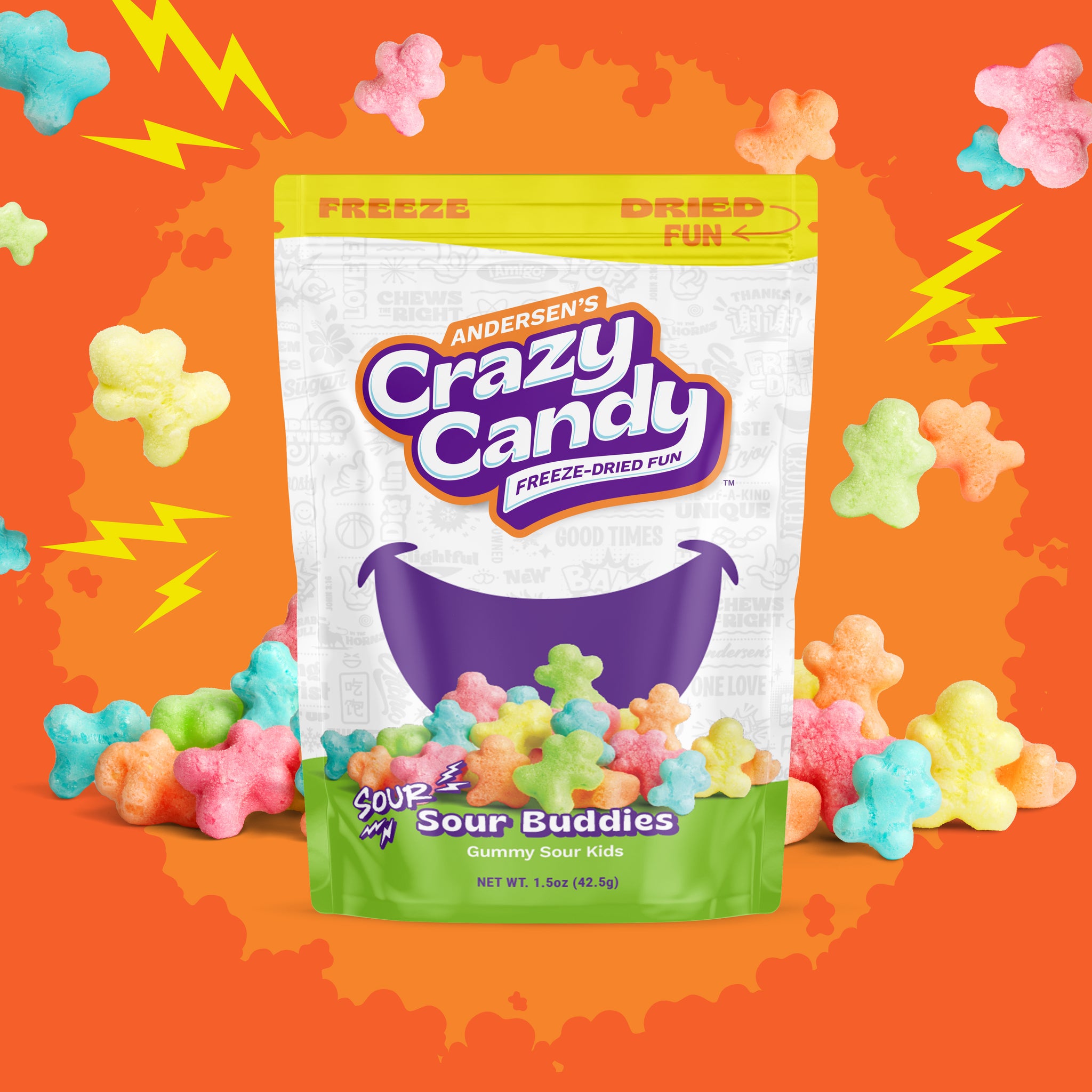 Sour Buddies | Crazy Candy – Andersen's Crazy Candy
