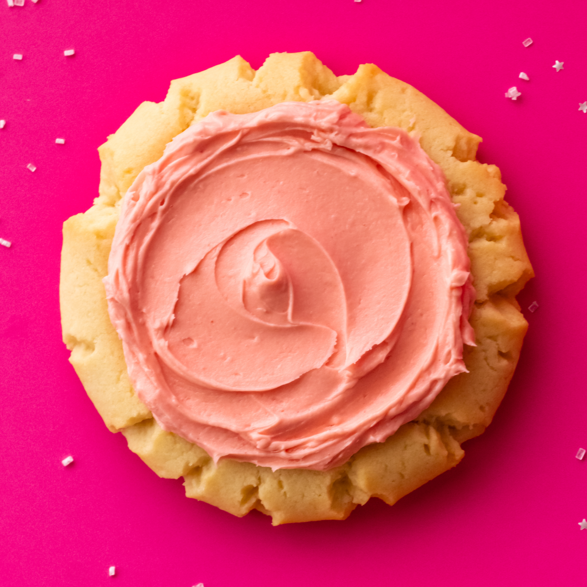 COMING SOON! Gourmet Pink Frosted Cookie | Crazy Cookies
